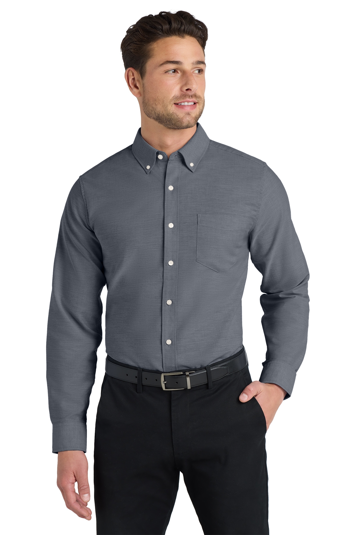 CS658 Port Authority SuperPro Oxford Shirt