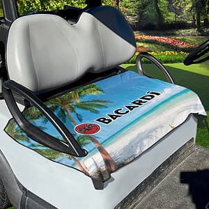 Custom Sublimated Golf Cart Seat Cover (GCSC1- SUBLIMATED)