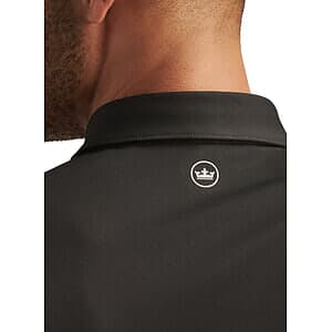 Peter Millar Men's Solid Performance Polo - Self Collar