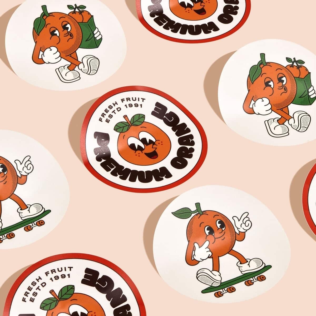 Custom Vinyl Circle Sticker - Free Shipping