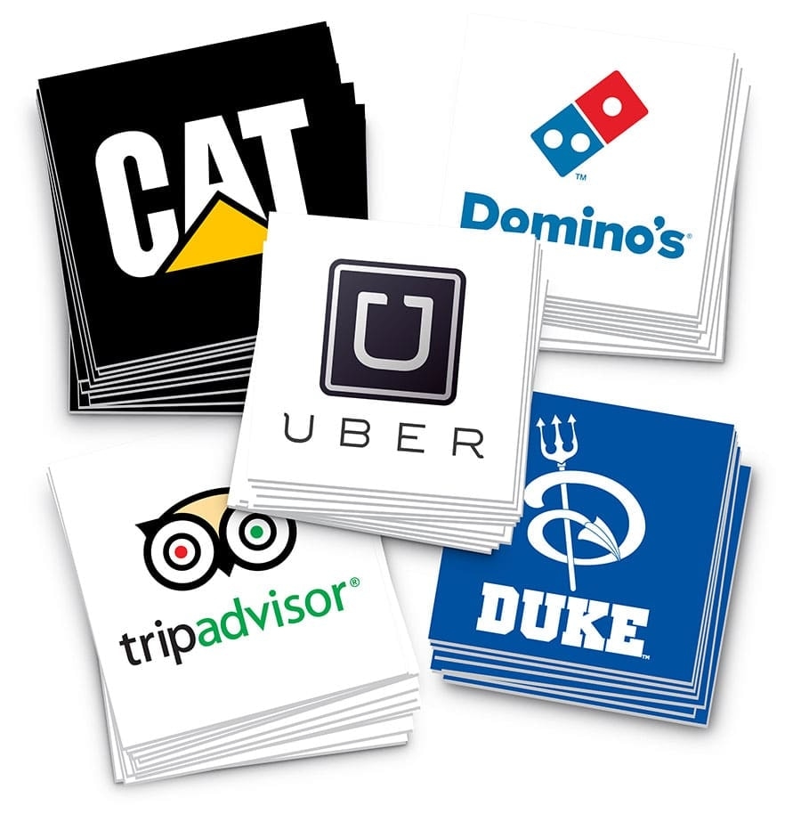 Custom Vinyl Square Sticker - Free Shipping