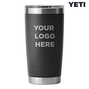 Yeti Rambler 20oz Tumbler With Magslider Lid - Includes Engraved Logo [Minimum Order: 15 Pcs]