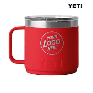 Yeti Rambler 14oz Stackable Mug - 1 Engraved logo [Minimum Order: 15 Pcs]