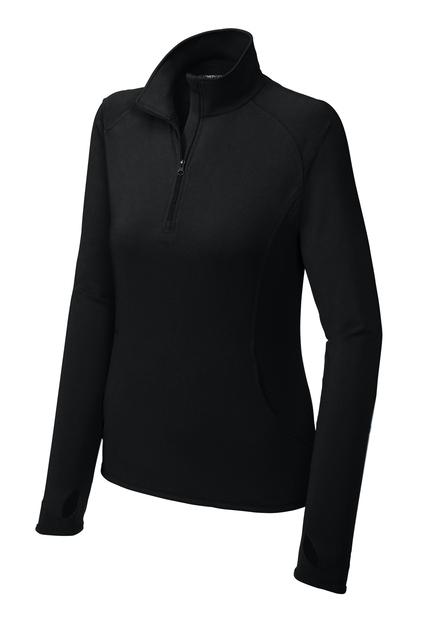 Sport-Tek Women's Sport-Wick Stretch 14-Zip Pullover