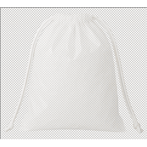 Custom Cotton Drawstring Bags (1 Color Imprint) - HIGH MINIMUM