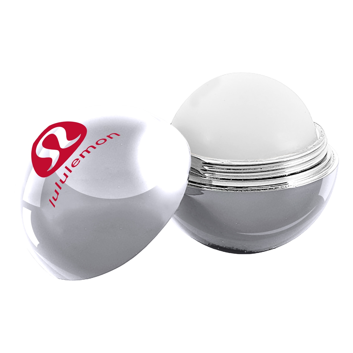 Metallic Finish Round Lip Balm
