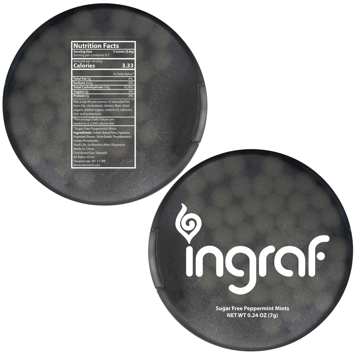 Round Credit Card Mints