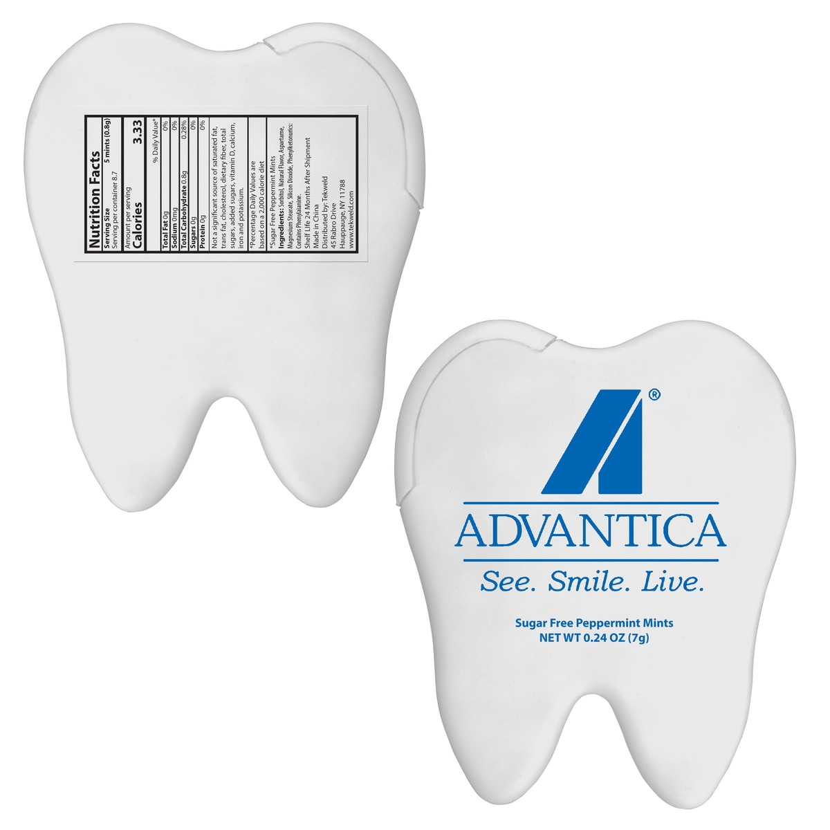 Tooth Credit Card Mints