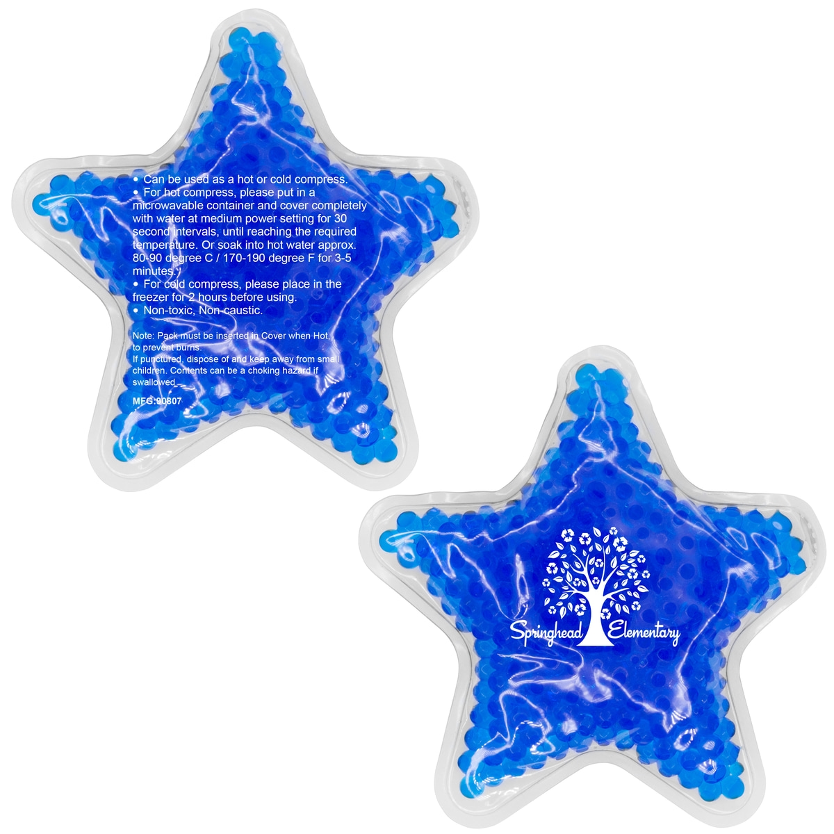 Gel Tekbeads Hot/Cold Pack - Star