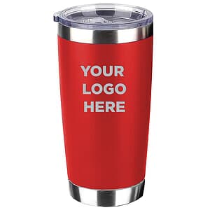 20 Oz. Stainless Steel Travel Tumbler - Includes 1 Colour Logo