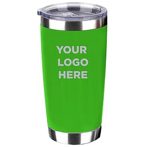 20 Oz. Stainless Steel Travel Tumbler - Includes 1 Colour Logo