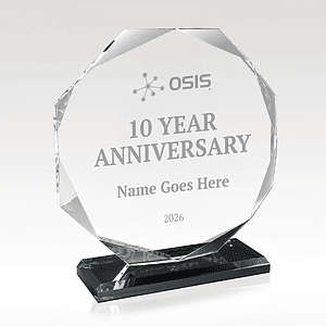 OSIS 10 Year Anniversary Award